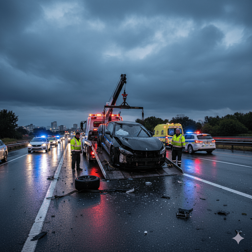 Kazalı Araç Çekimi - Taspınar Oto Çekici